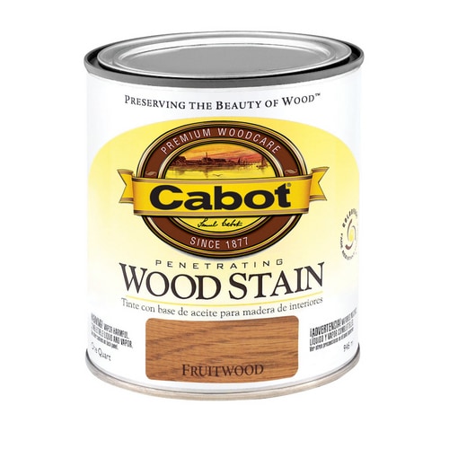 Cabot 1-Quart Fruitwood Oil Wood Stain at Lowes.com