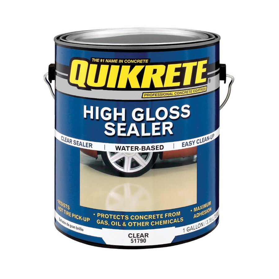 QUIKRETE 1Gallon Quikrete Water Based High Gloss Sealer in the