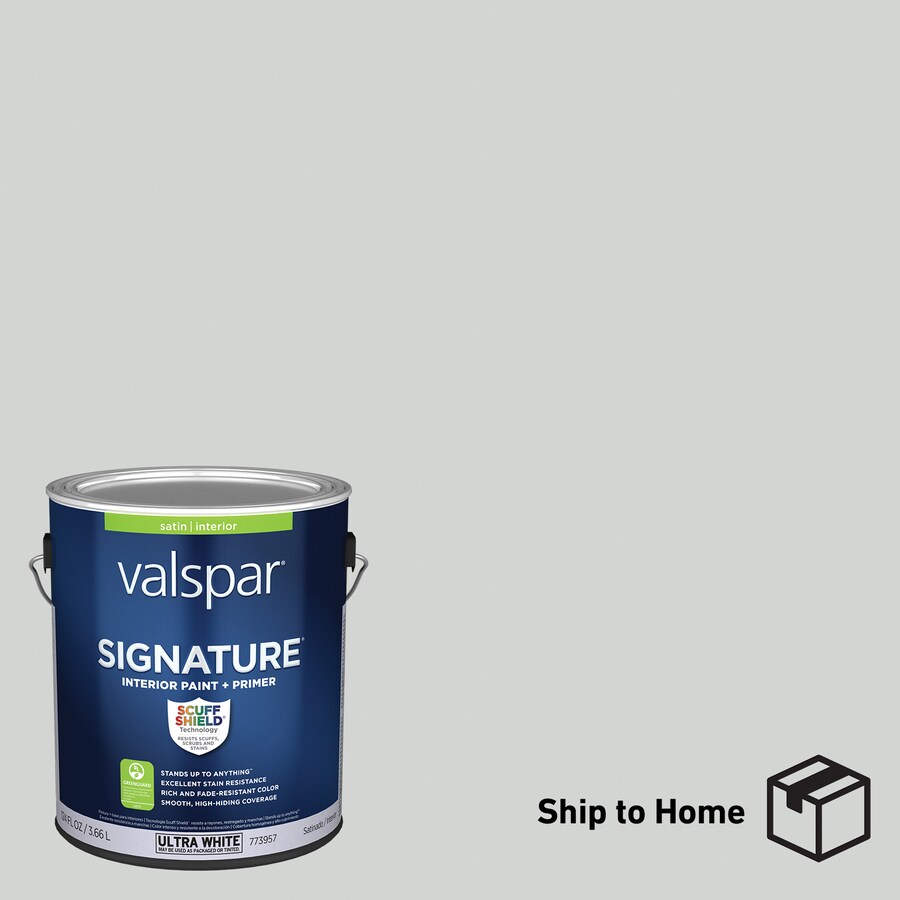 Valspar Signature Satin Polar Star 40051a Interior Paint (1Gallon) in the Interior Paint