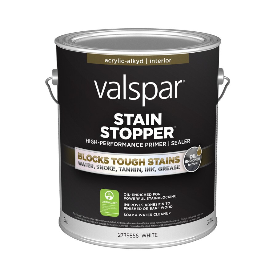 Valspar Stain Stopper Interior High Hiding Water Based Wall And Ceiling   080047045905 