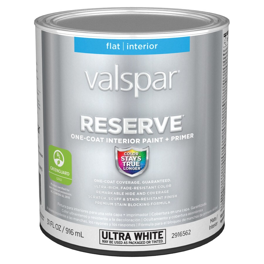 Valspar Reserve Flat Tintable Interior Paint (1Quart) in the Interior