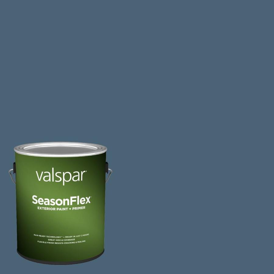 Valspar Season Flex Flat Deep Twilight Blue 40076C Exterior Paint 1