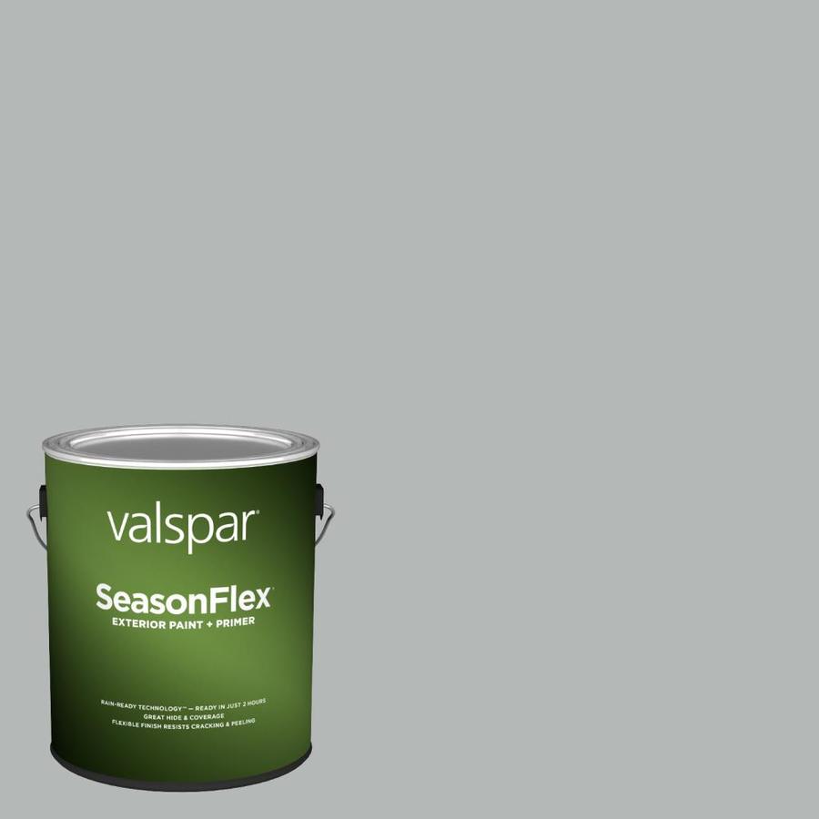 Valspar SeasonFlex SemiGloss Polished Silver 40081b Exterior Paint (1