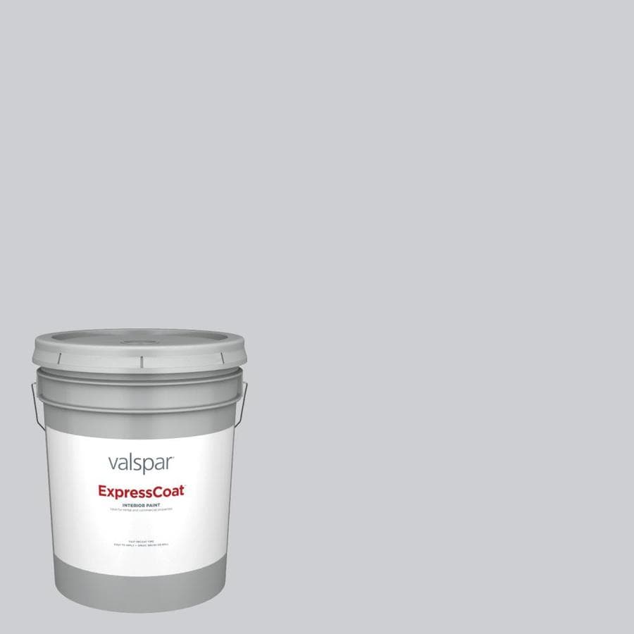 Valspar Pro Expresscoat Flat Silver Leaf 4006 1a Interior Paint 5 Gallon In The Interior Paint Department At Lowes Com