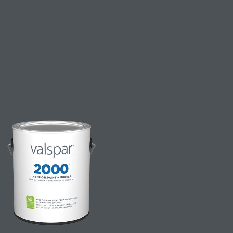 Valspar 2000 Flat Chimney Smoke 40101 Interior Paint (1Gallon) in the