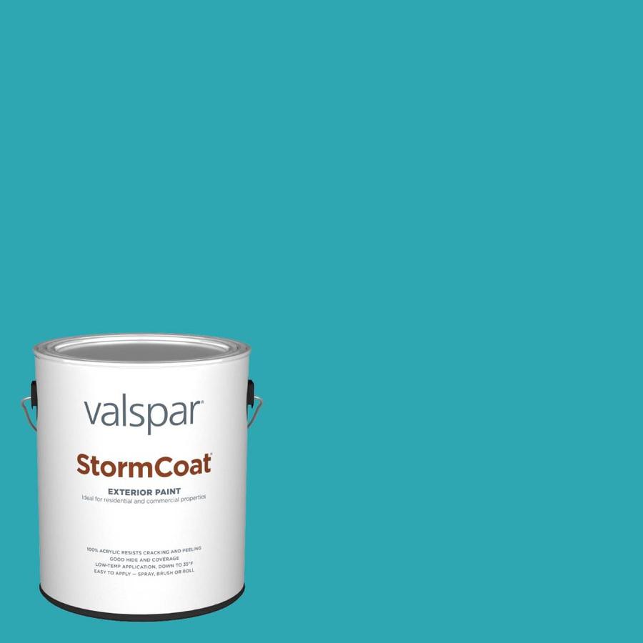 Valspar Pro Storm Coat Flat Exotic Sea 500410b Exterior Paint (1