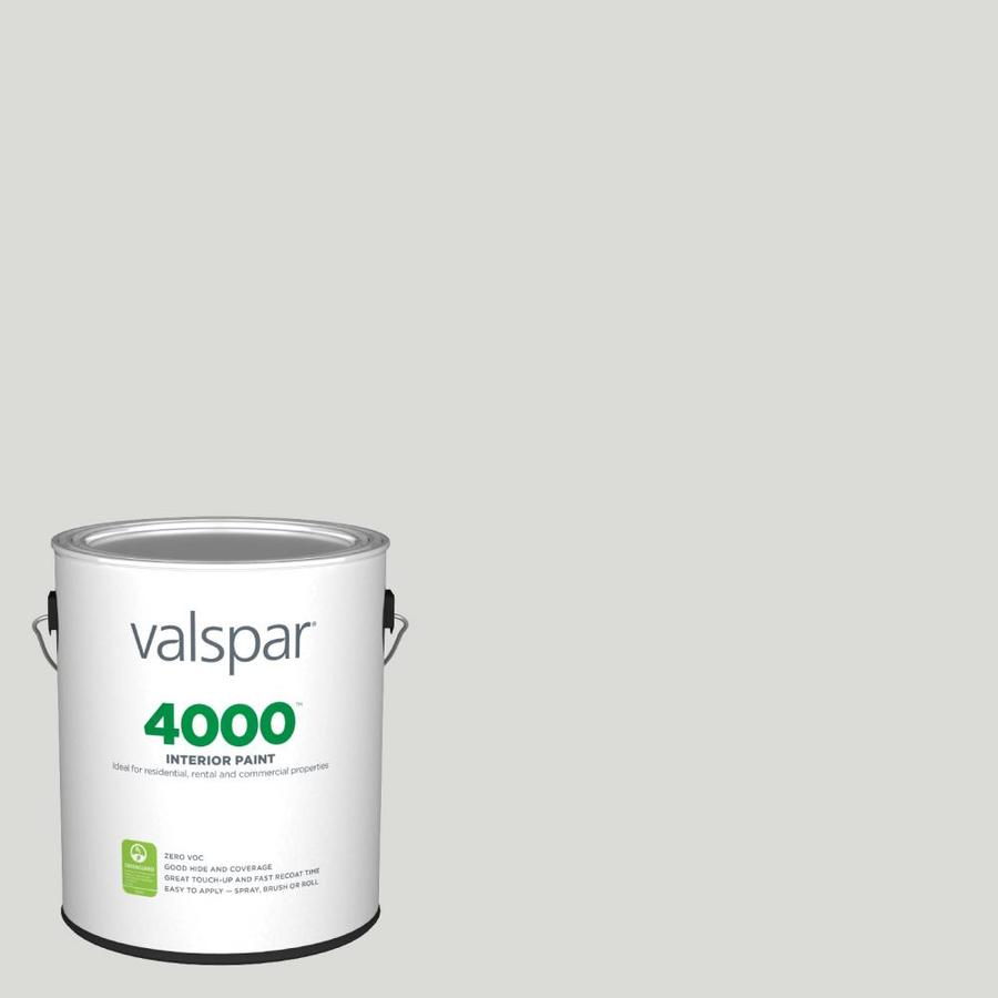 Valspar 4000 Flat Seashell Gray 40031a Interior Paint (1Gallon) in