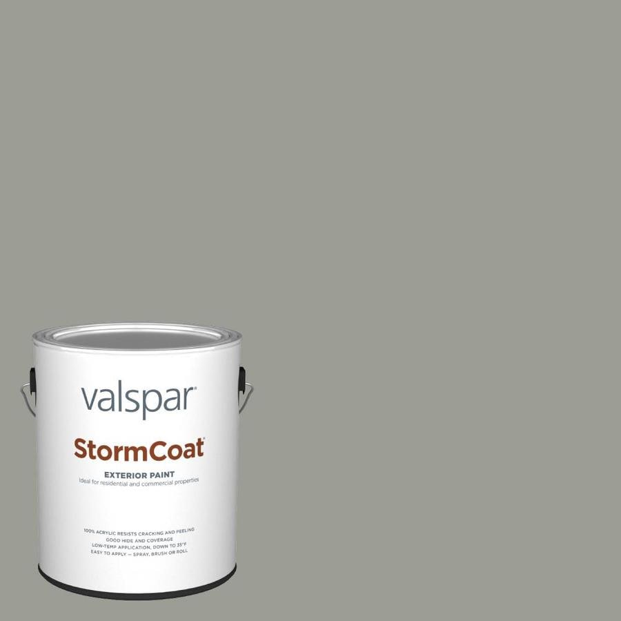 Valspar Pro Storm Coat SemiGloss Gray Expose 50072a Exterior Paint (1