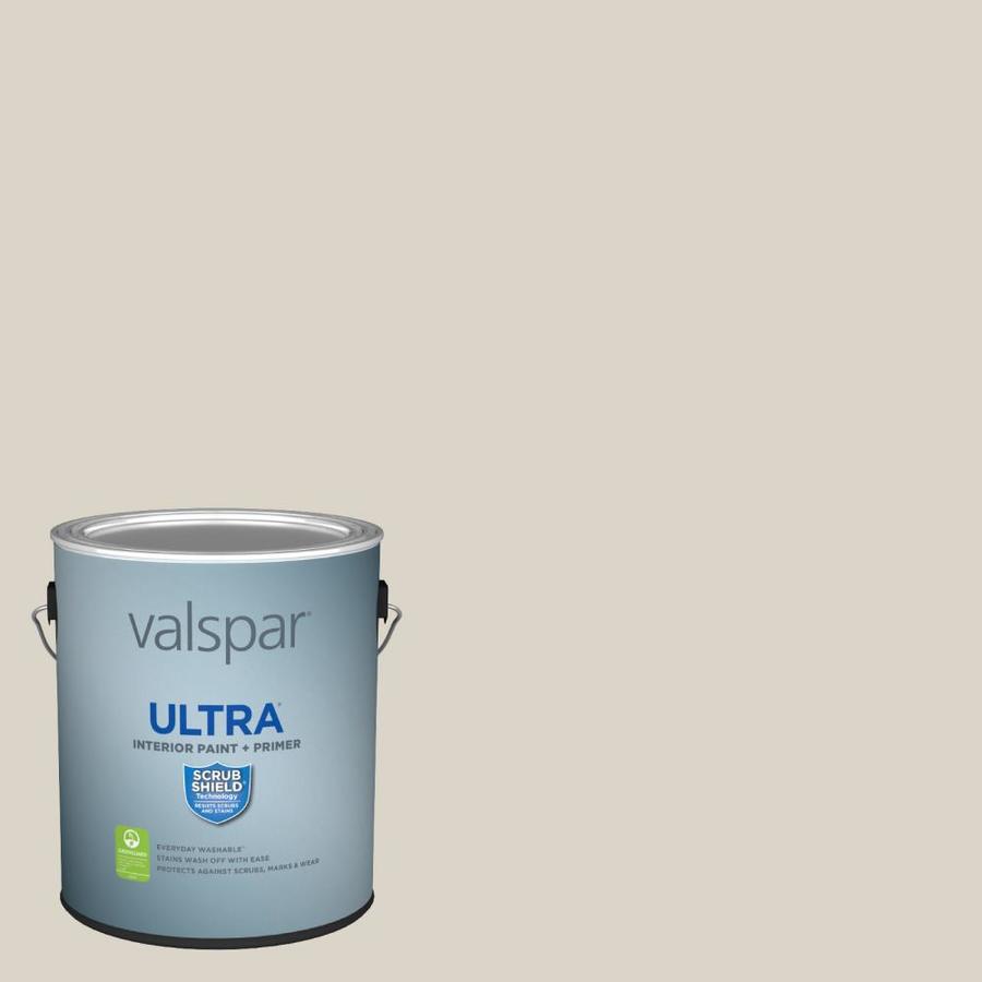 Valspar Ultra White Satin Warm Putty Interior Paint (1Gallon) in the