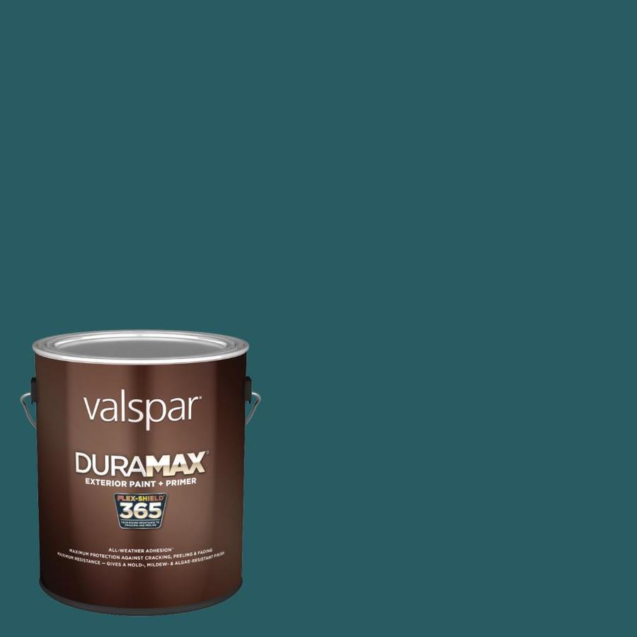 Valspar Duramax Satin Classic Teal 50118 Exterior Paint (1Gallon) in