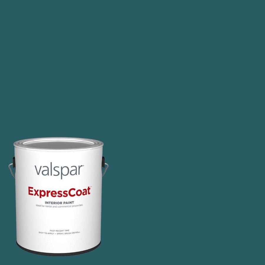 Valspar Pro ExpressCoat Eggshell Classic Teal 50118 Interior Paint (1Gallon) in the Interior