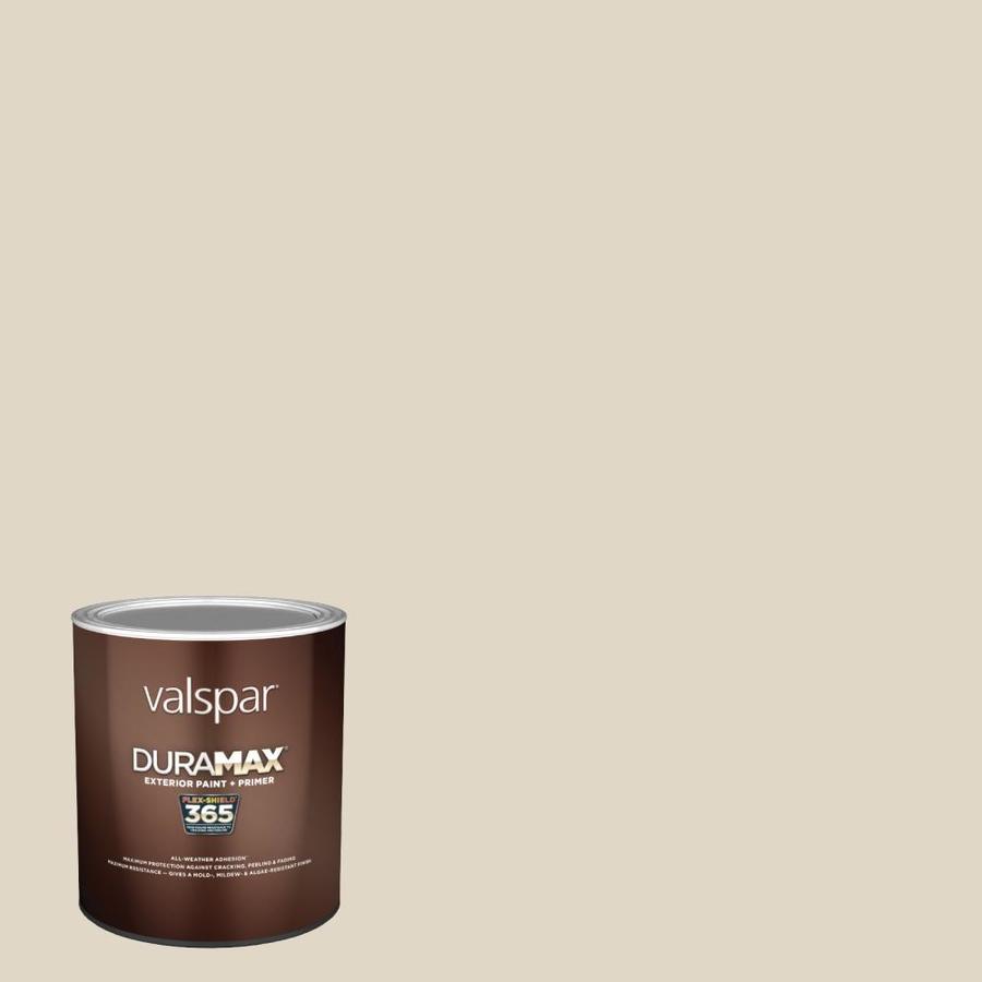 Valspar Duramax Satin Coconut Milk 200710c Exterior Paint (1Quart) in