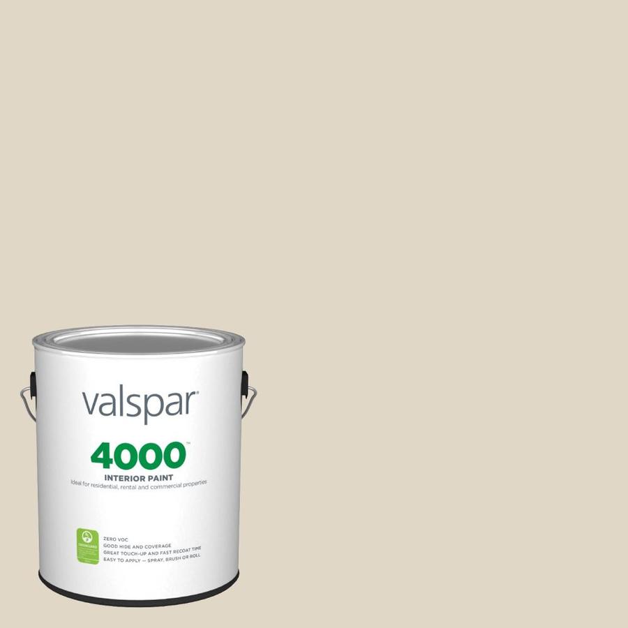 Valspar 4000 Flat Coconut Milk 200710c Interior Paint (1Gallon) in