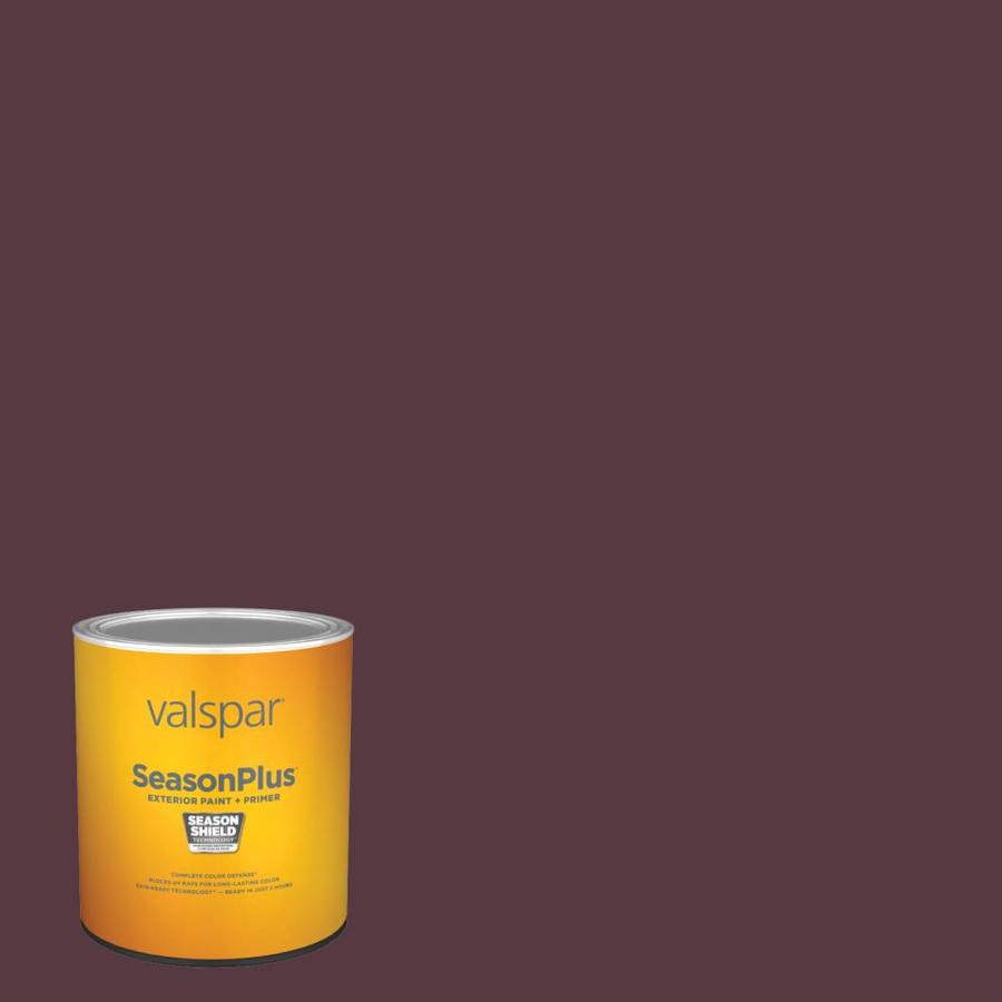 Valspar SeasonPlus Ultra Deep Flat Ancient Burgundy Exterior Paint (1