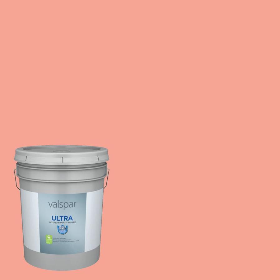 Valspar Ultra Satin Coral Reef 20044a Interior Paint (5Gallon) in the