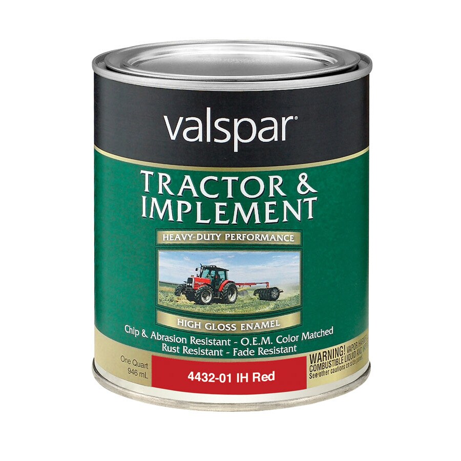 Valspar 1Quart Exterior Gloss International Harvester Red OilBase