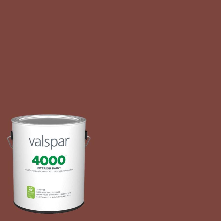 Valspar 4000 SemiGloss Red Barn Hgsw7591 Interior Paint (1Gallon) in