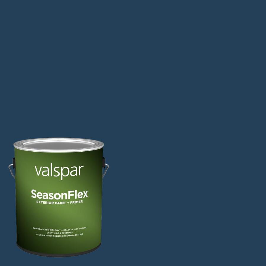 Valspar SeasonFlex SALTY DOG Semigloss Latex Exterior Paint (Actual Net Contents116.0) in the