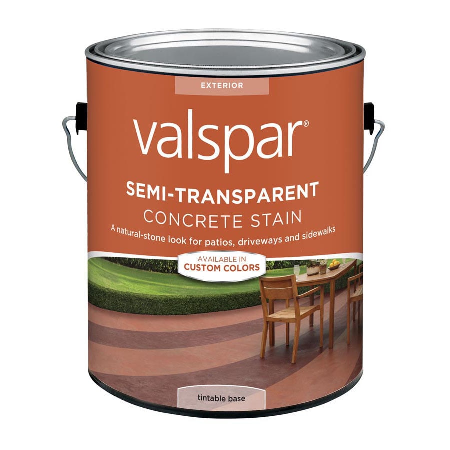 Valspar Tintable Base Semi Transparent Concrete Stain And Sealer