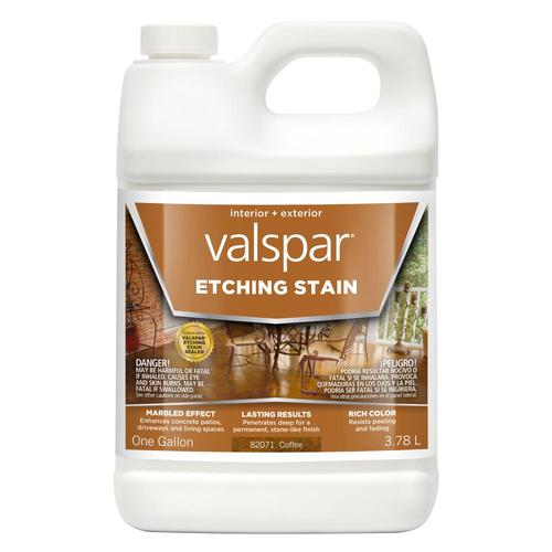 Valspar Coffee Semi Transparent Concrete Etching Stain Actual Net Contents 128 0 Fl Oz At Lowes Com