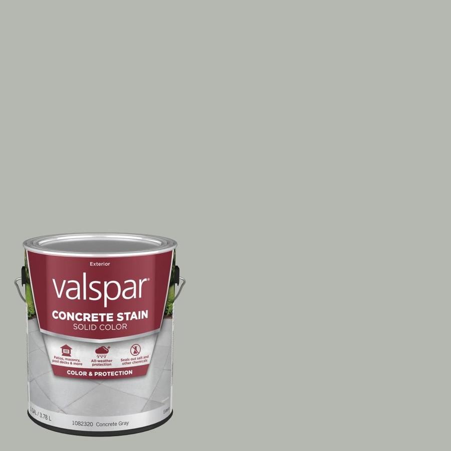 Valspar Valspar Solid Color Concrete Stain Concrete Gray Voc (Actual