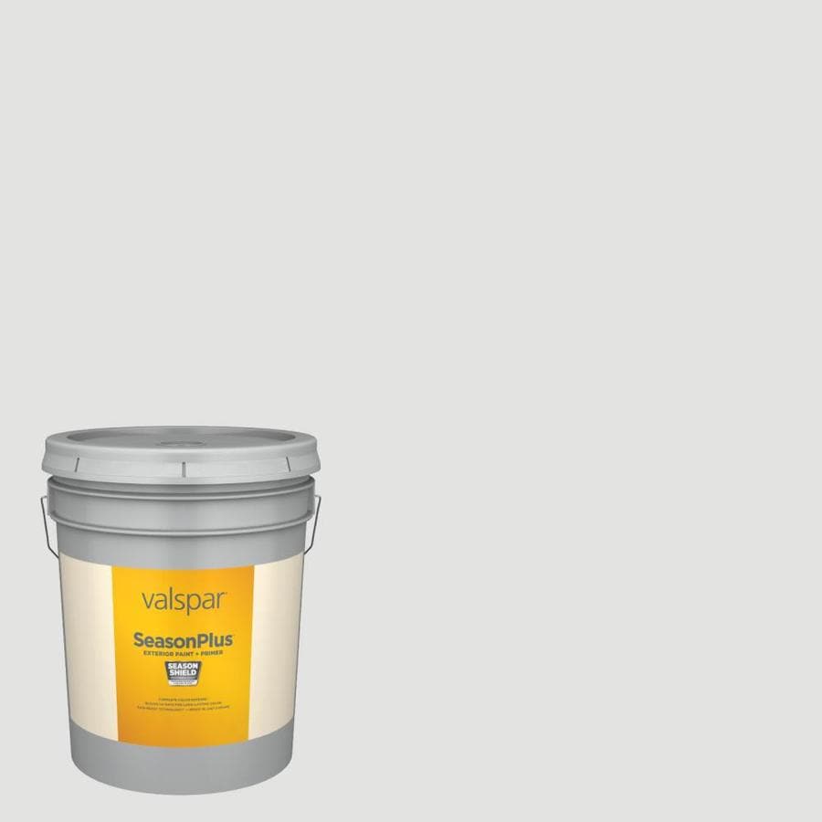 Valspar Season Plus SemiGloss Silver Dust 700419 Exterior Paint 5Gallon in the Exterior Paint