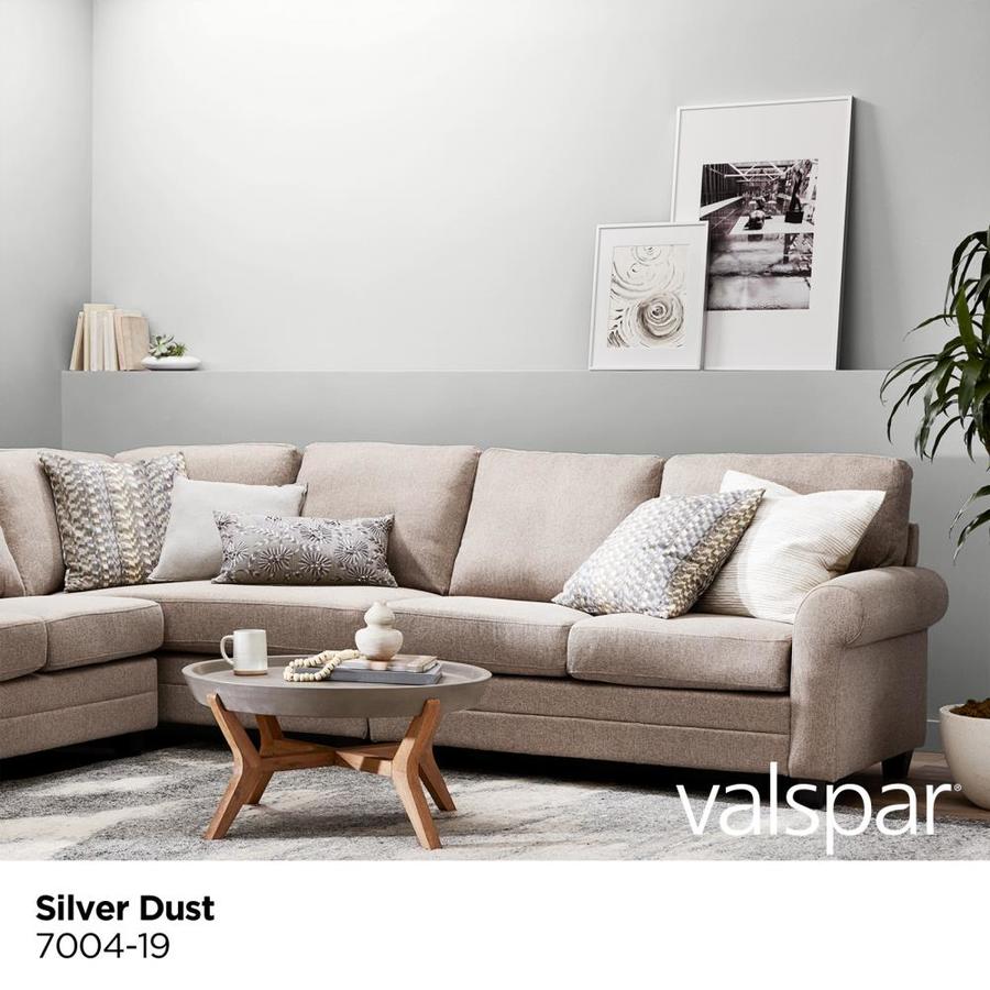 Valspar Pro ExpressCoat Eggshell Silver Dust 7004-19 Interior Paint (5 ...