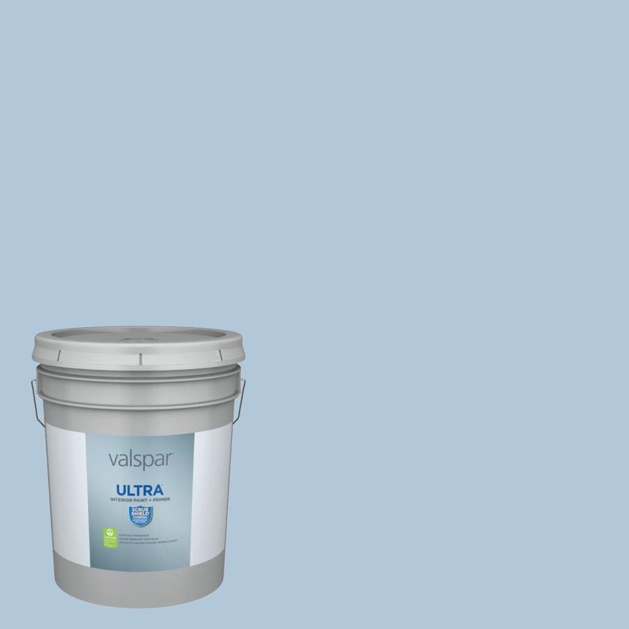 Valspar Ultra White Eggshell Blissful Blue Interior Paint ...