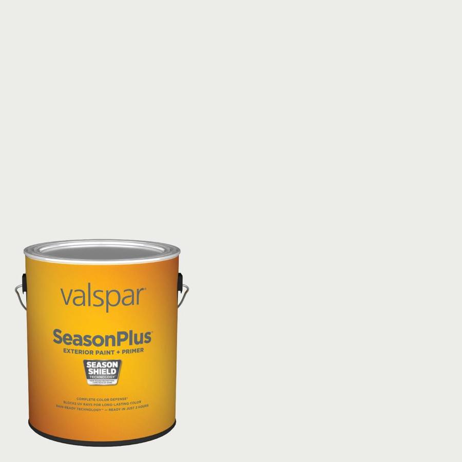 Valspar SeasonPlus Satin Cool Gray 700610 Exterior Paint (1Gallon) in the Exterior Paint