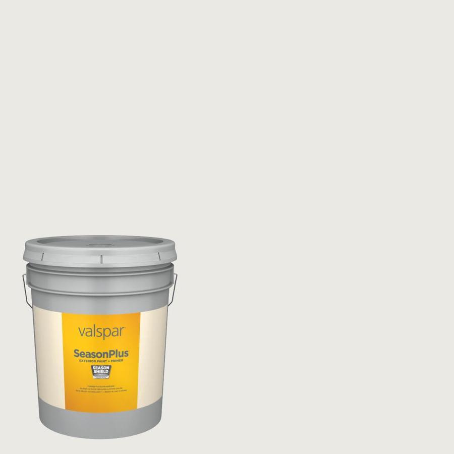 Valspar SeasonPlus Flat Summer Gray 700617 Exterior Paint (5Gallon