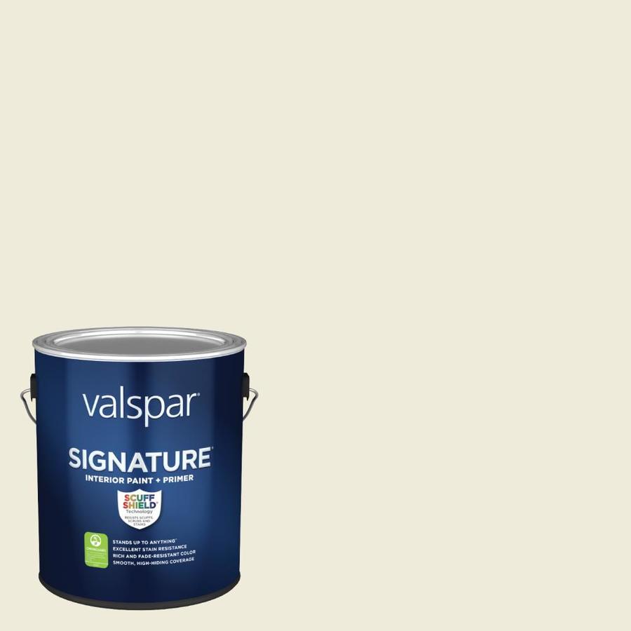 Valspar Signature Ultra White Eggshell Whitewashed Oak Interior Paint
