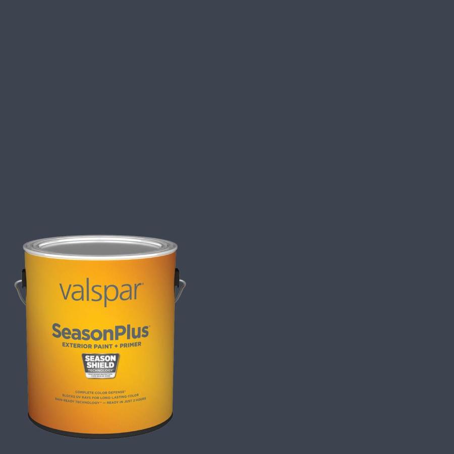 Valspar SeasonPlus Ultra Deep SemiGloss Blue Endeavour Exterior Paint