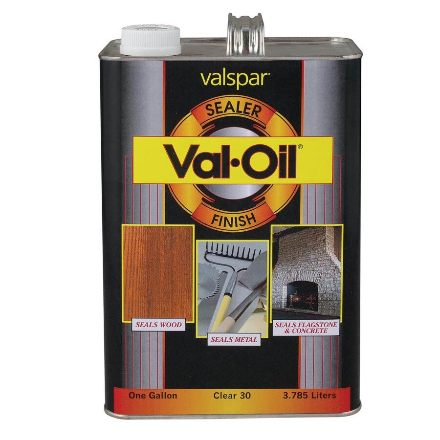 Valspar Gallon Exterior Val Oil Sealer At Lowes Com   080047274442 