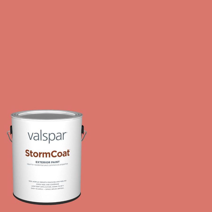 Valspar Pro Storm Coat Coral Reef Semigloss Latex Exterior Paint