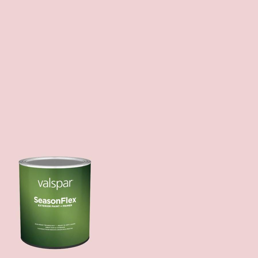 Valspar SeasonFlex Satin Charming Pink Hgsw2047 Exterior Paint (1Quart