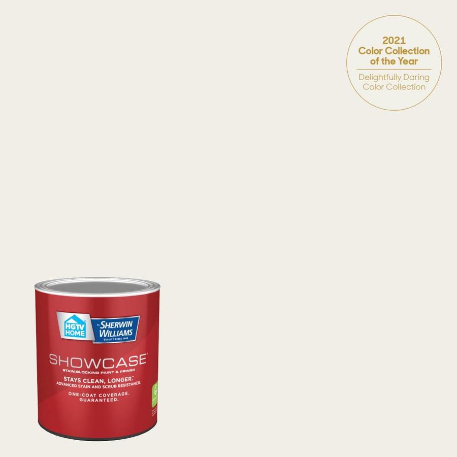 Hgtv Home By Sherwin Williams Showcase Eggshell Bohemian Lace Hgsw4052 Interior Paint 1 Quart