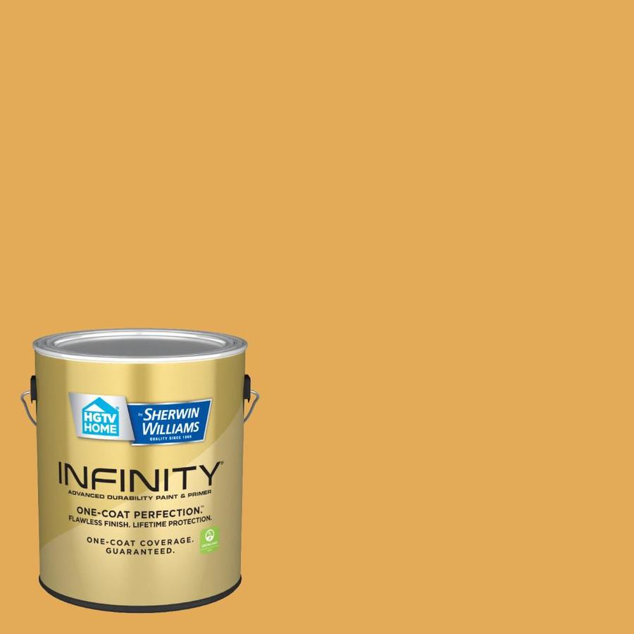 HGTV HOME by SherwinWilliams Infinity Flat Caramel Honey 30033b