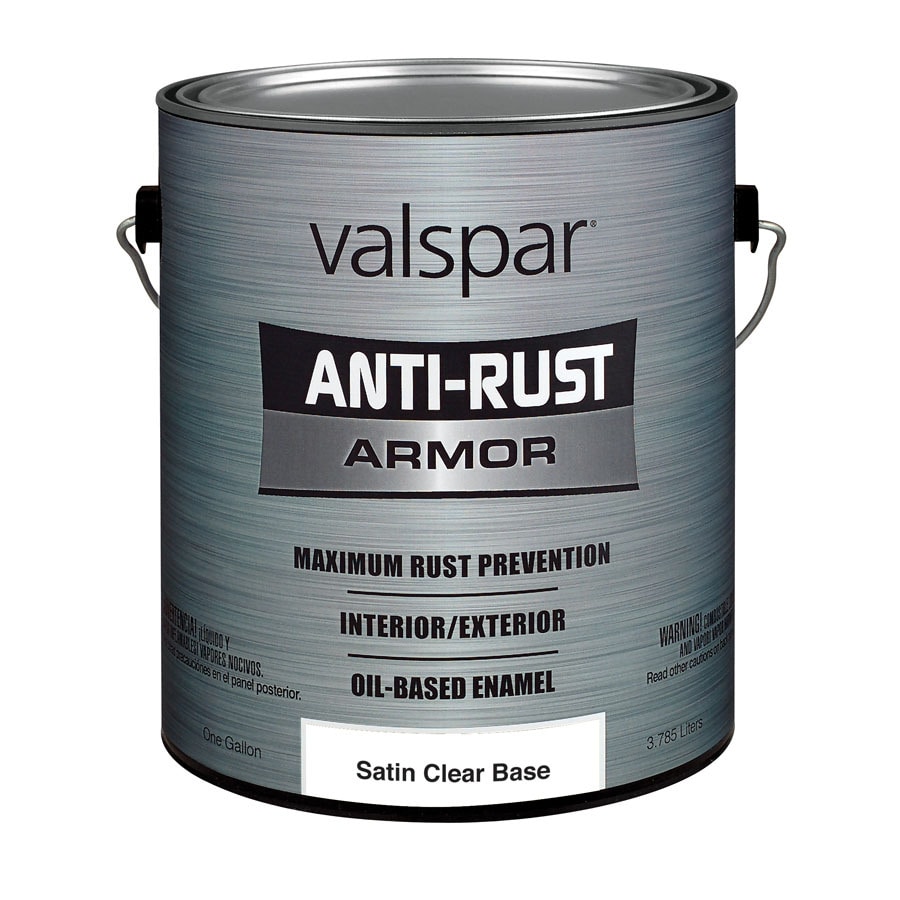 Valspar Antirust Armor Clear Base Satin Oilbased Enamel Interior