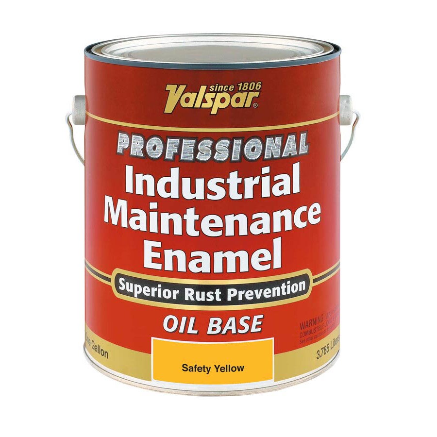 Valspar 1Gallon Interior/Exterior HighGloss Safety Yellow OilBase