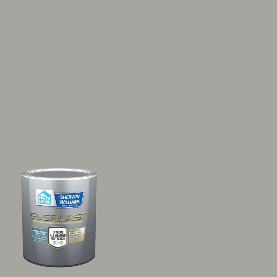HGTV HOME by SherwinWilliams Everlast SemiGloss Wet Pavement 50062a Exterior Paint (1Quart