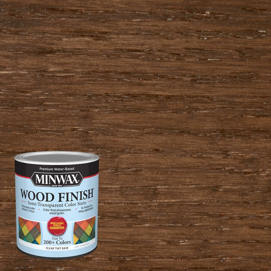 Minwax Wood Finish Water-Based Pecan Mw1006 Interior Stain (1-Quart) in ...