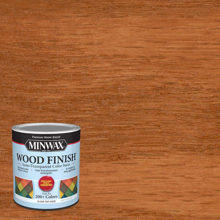 Minwax Wood Finish WaterBased Sienna Mw1133 Interior Stain (1Quart
