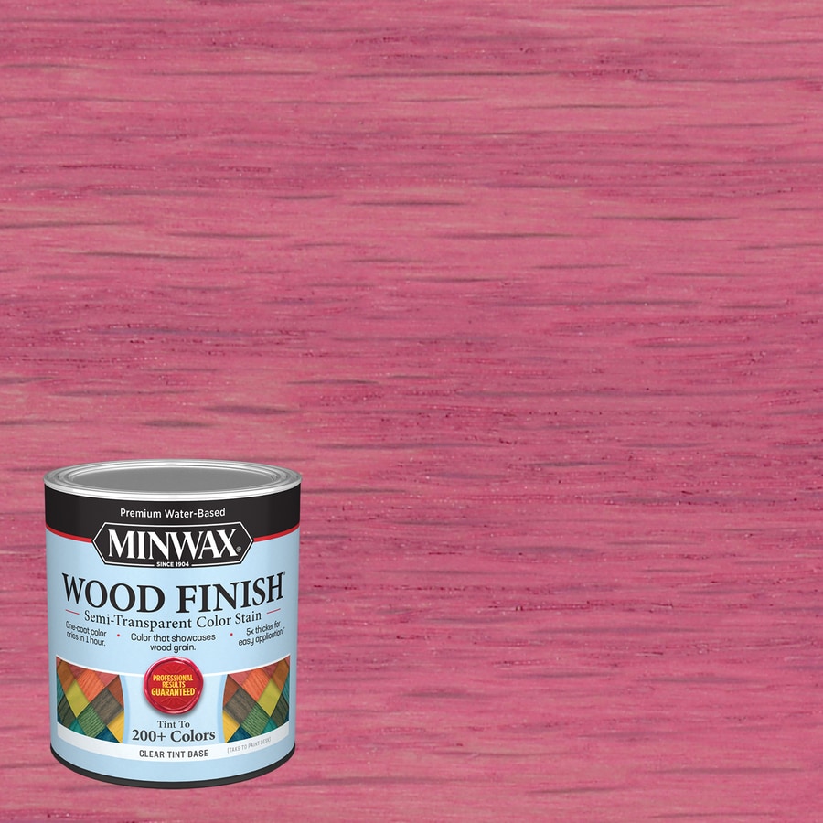 Minwax Wood Finish WaterBased Perfectly Pink Mw1159 Interior Stain (1