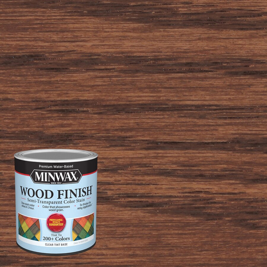 Minwax Wood Finish WaterBased Red Elm Mw1181 Interior Stain (1Quart