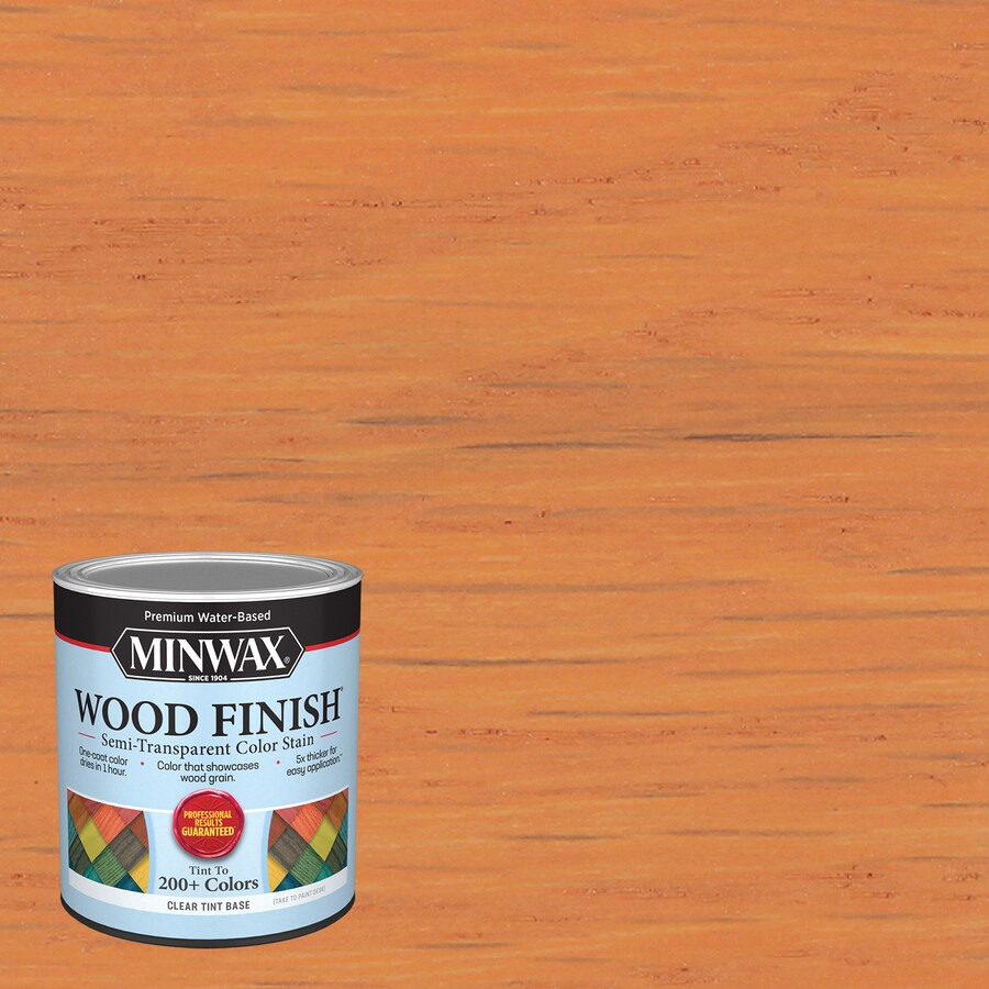 Minwax Wood Finish WaterBased Cinnamon Mw1228 Interior Stain (1Quart