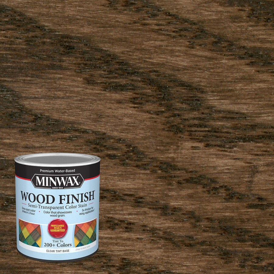 Minwax Wood Finish WaterBased Espresso Mw273 Interior Stain (1Quart) in the Interior Stains
