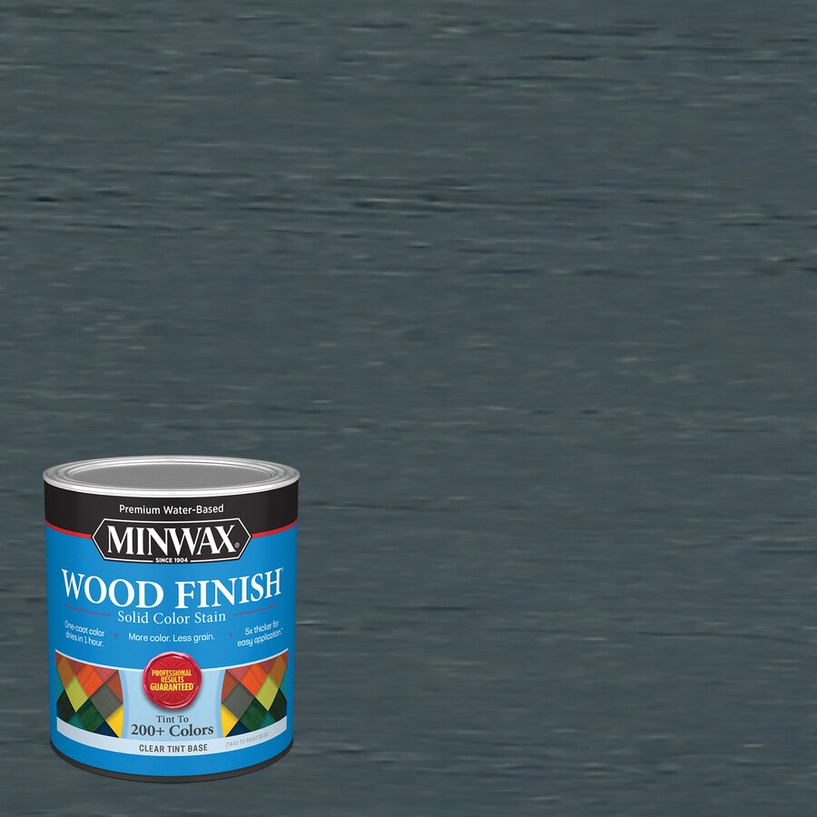 Minwax Wood Finish Water-Based Stain Water-Based Charcoal Gray Mw285 ...