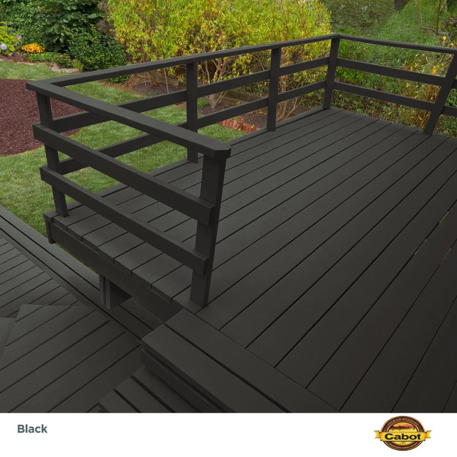 Cabot Cabot Deck Correct Black Exterior Stain 1-Gallon in the ...