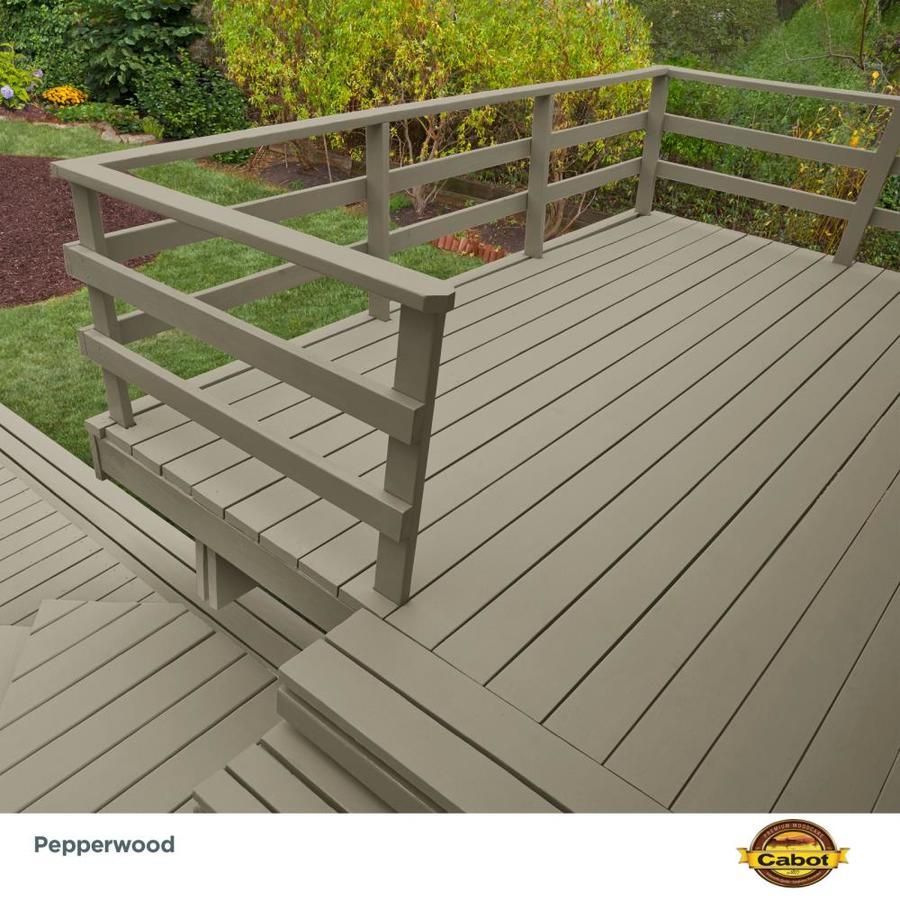 Cabot Cabot Deck Correct Pepperwood Exterior Stain 5-Gallon in the ...