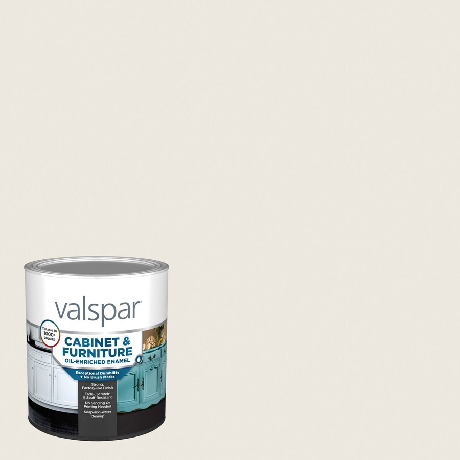 Valspar Enamel Satin Shell White 700712 Enamel Interior Paint